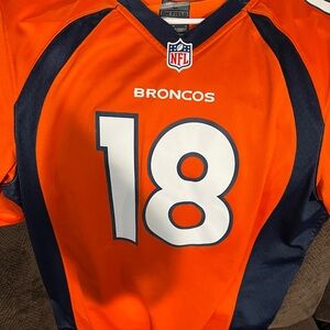 NFL Denver Broncos Orange Peyton Manning Jersey